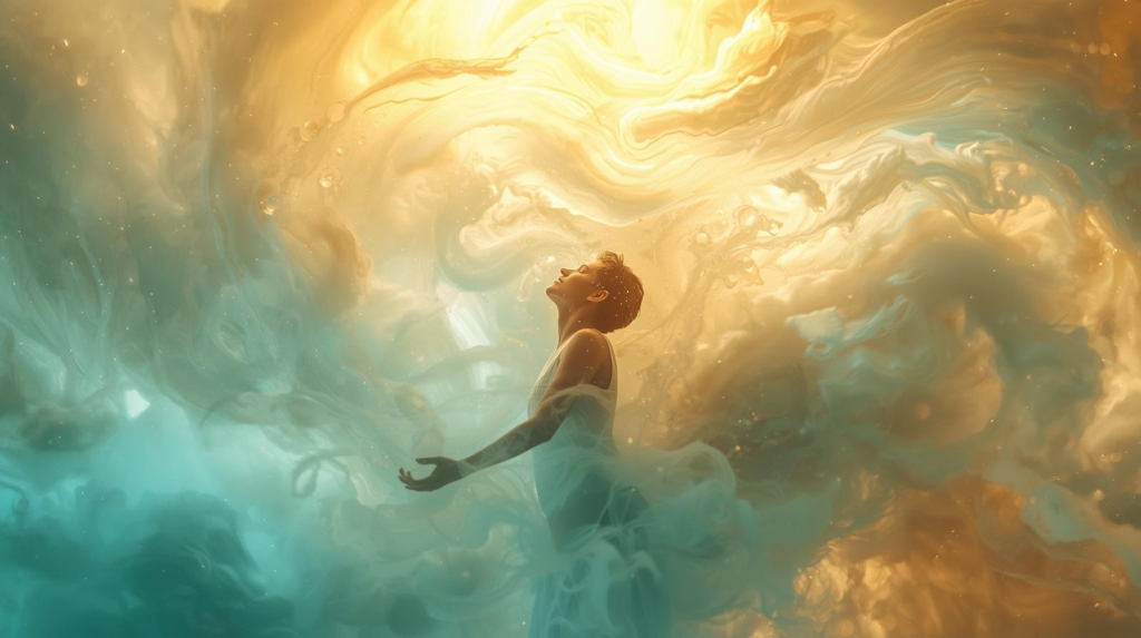 Educational illustration of focused attention used in hypnotherapy training